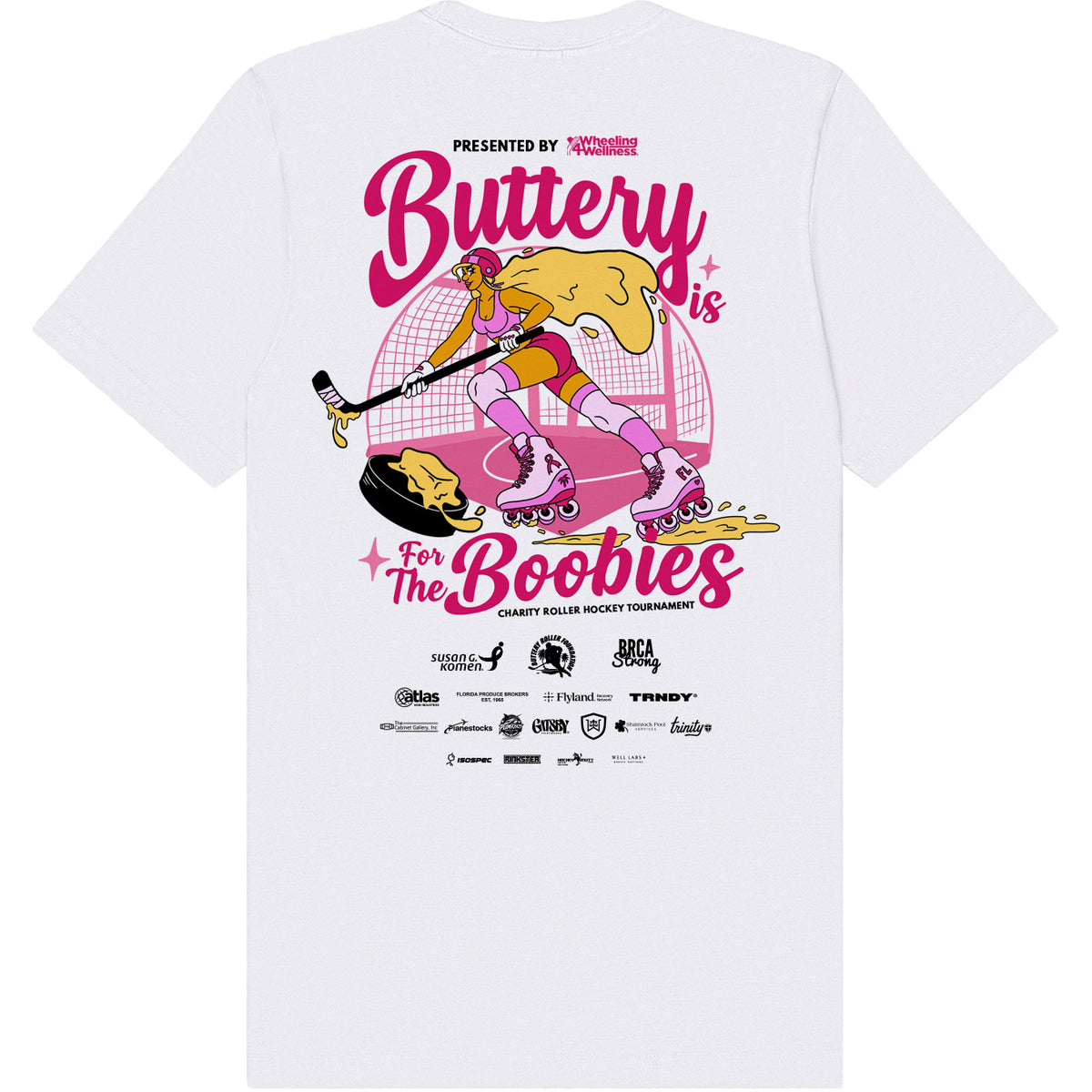 W4W Buttery is For The Boobies T-Shirt