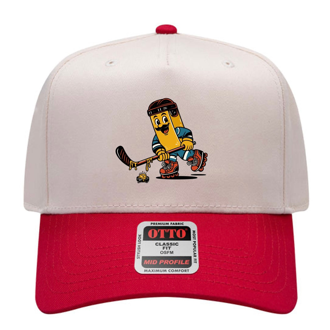 Buttery Mascot Hat (Red/White)