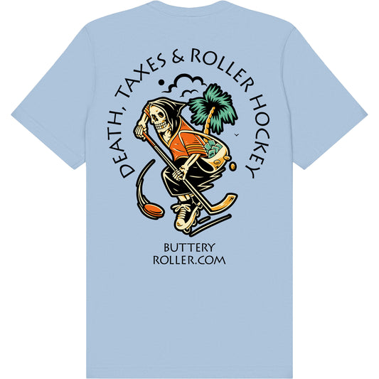 Death & Taxes (Light Blue)